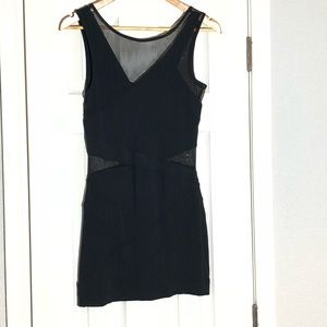 Black mini dress with cutouts 🖤
